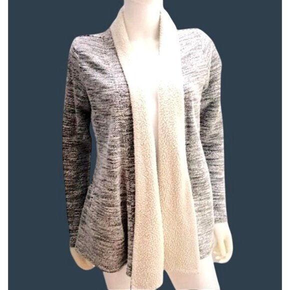 Venus Women's Open Front Cardigan Sweater with Cozy Shawl Collar - Size 6 - Picture 1 of 3